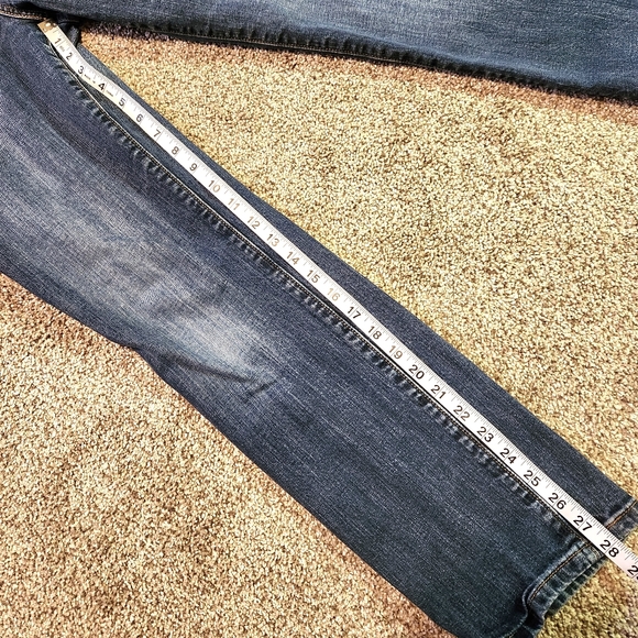 ⚘️HP⚘️LEVI'S 505 Womens Straight Leg Jeans Size 8 Short 30" Waist - Picture 10 of 10